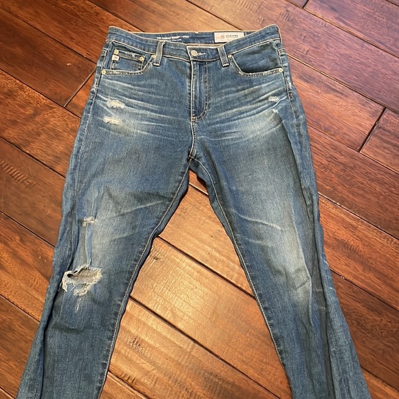 AG-ED denim The Farrah Skinny Ankle higher rise skinny ankle jeans - Picture 4 of 5